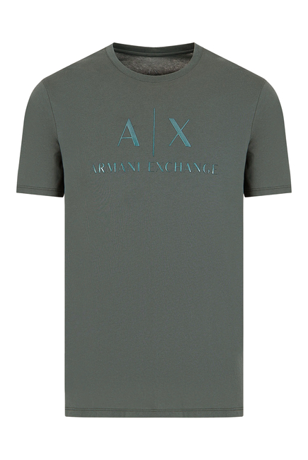 AX Logo Print T-Shirt